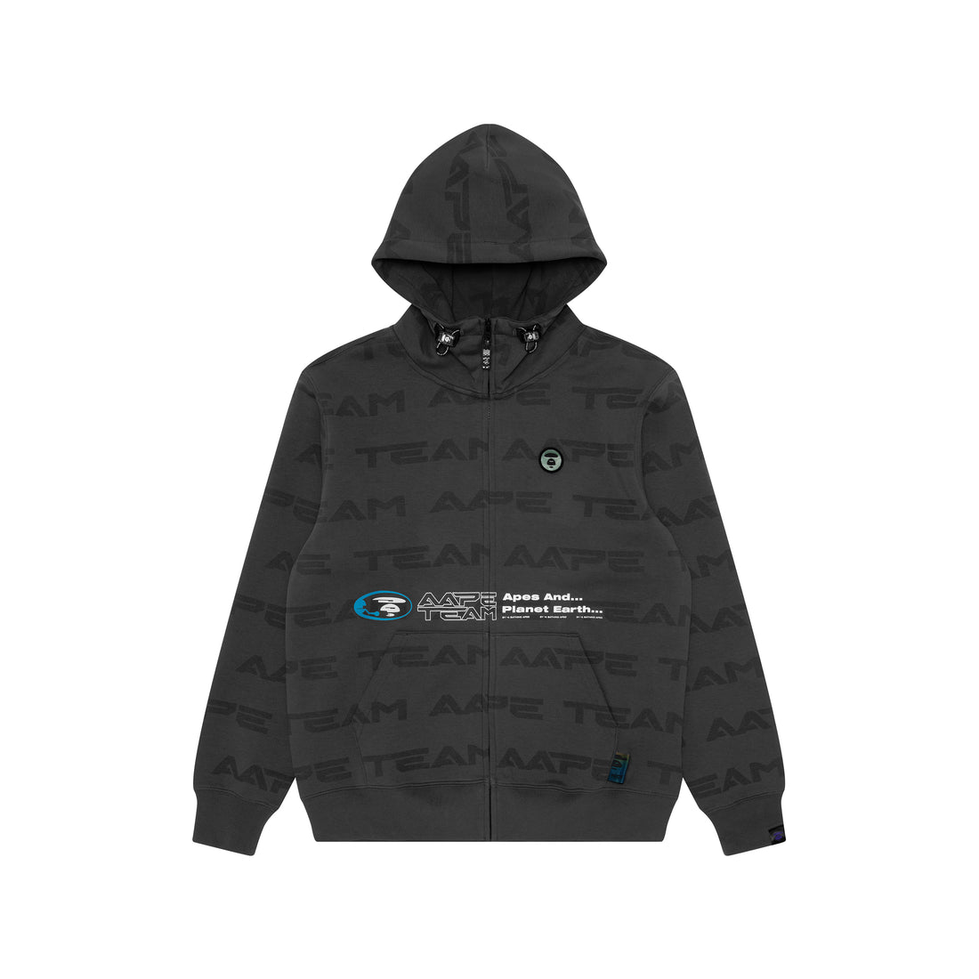 AAPE FANCY ZIP UP SWEATER