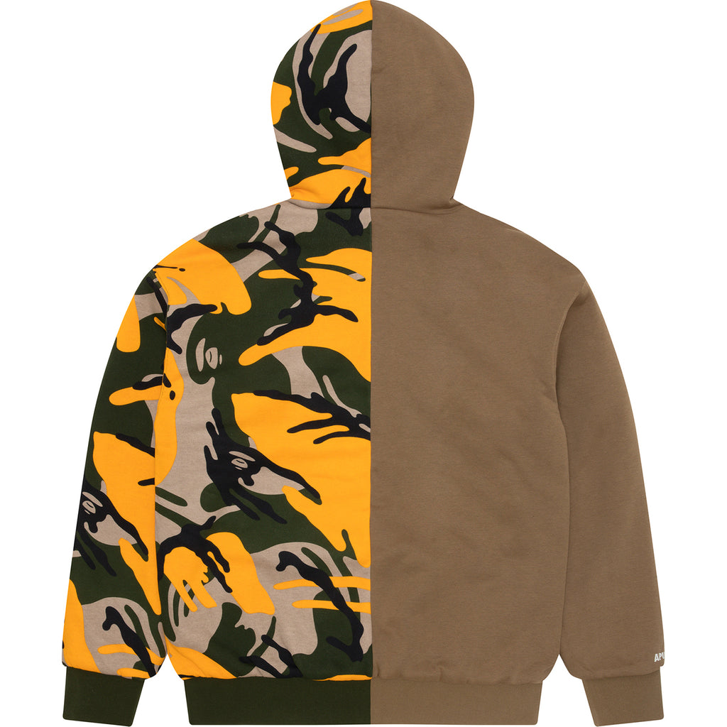 AAPE MOONFACE REVERSIBLE FLEECE ZIP HOODIE | AAPE US