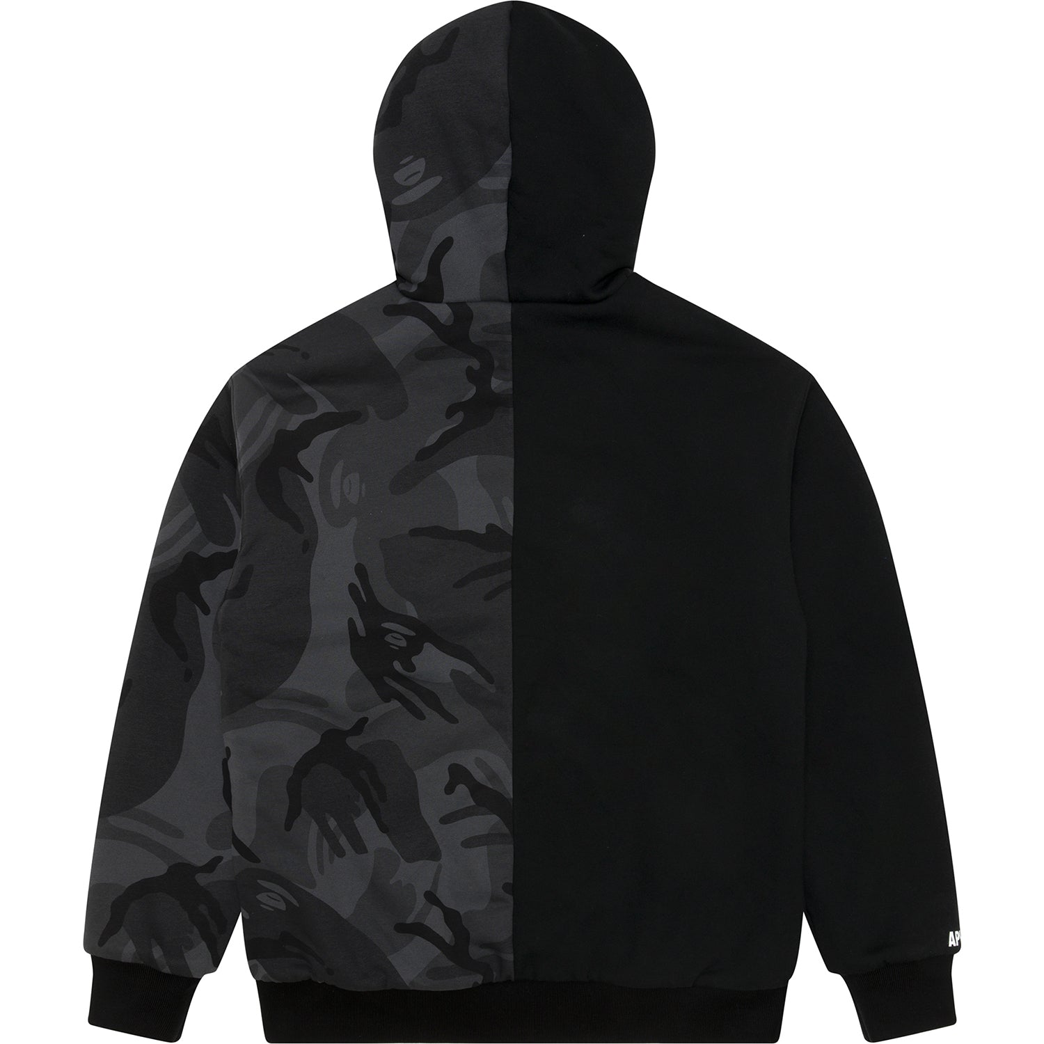 AAPE MOONFACE REVERSIBLE FLEECE ZIP HOODIE