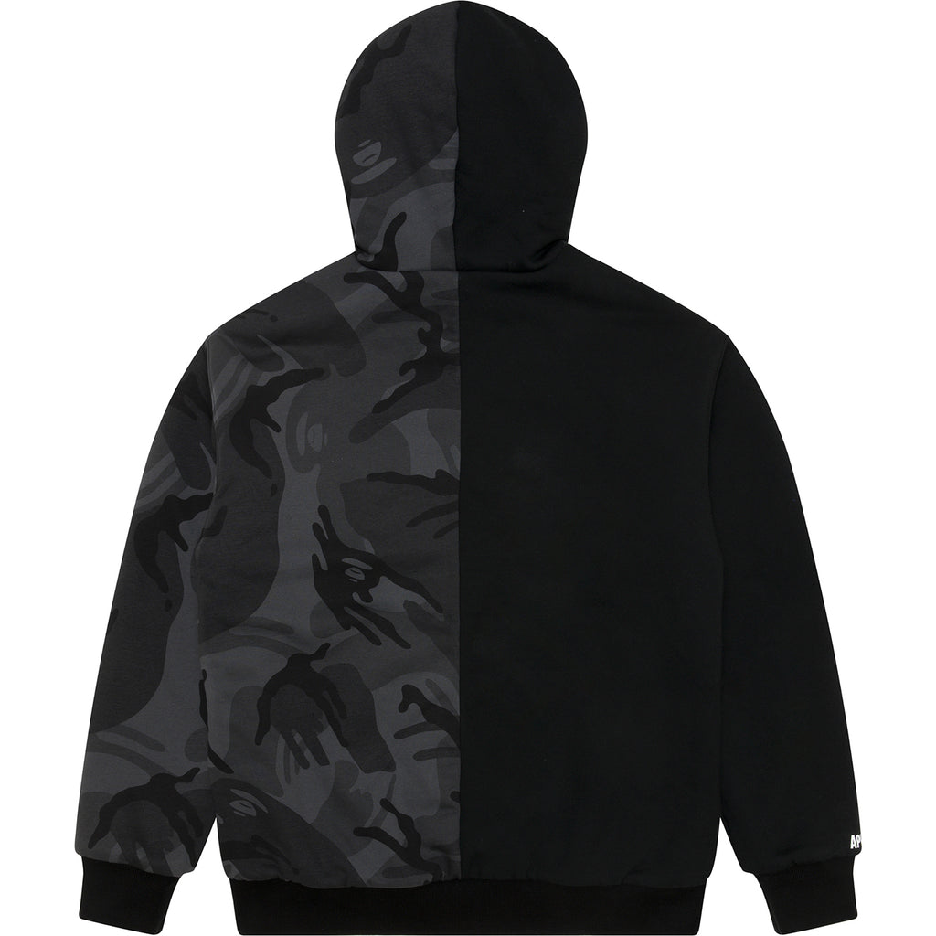 AAPE MOONFACE REVERSIBLE FLEECE ZIP HOODIE | AAPE US