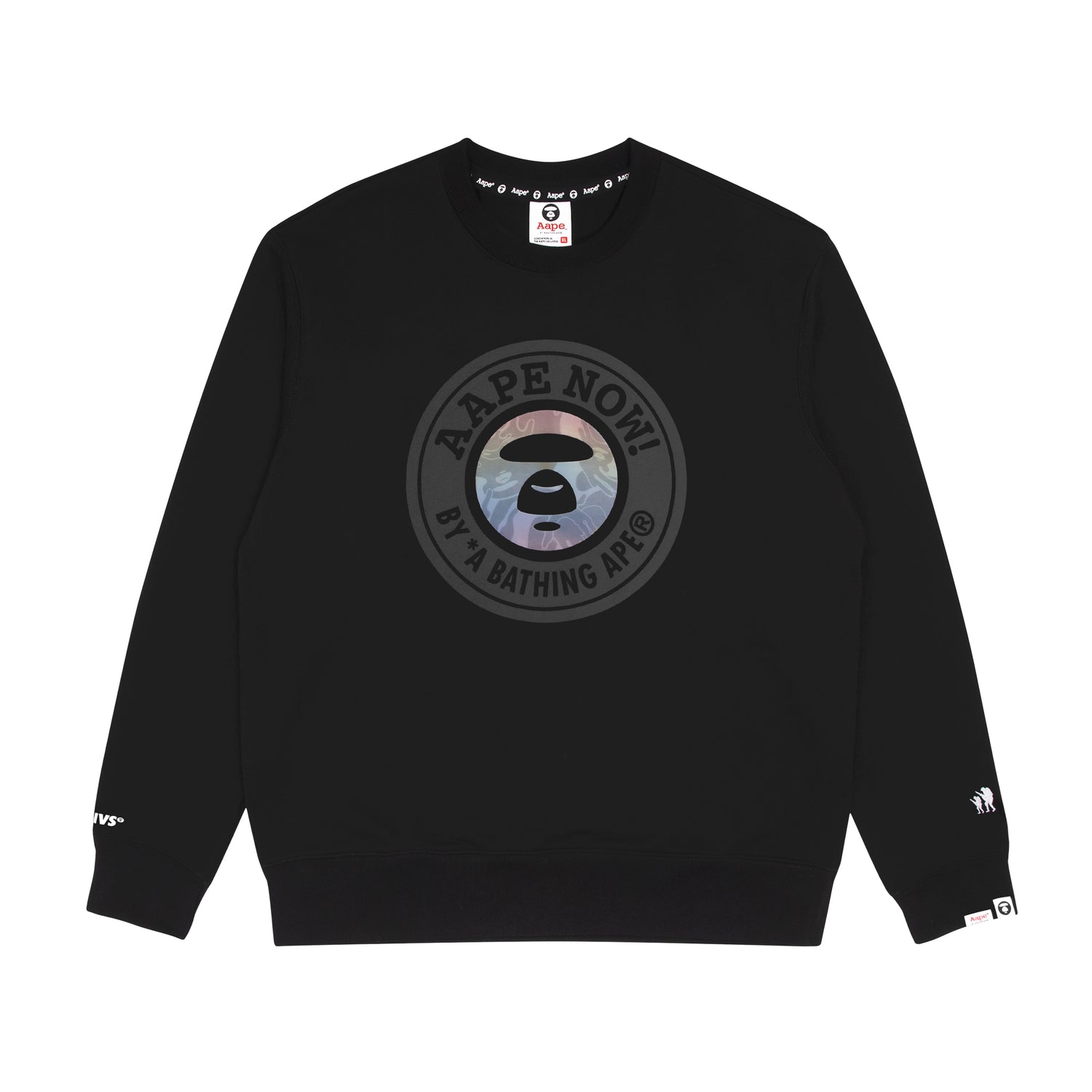 AAPE BASIC CREW NECK SWEATER