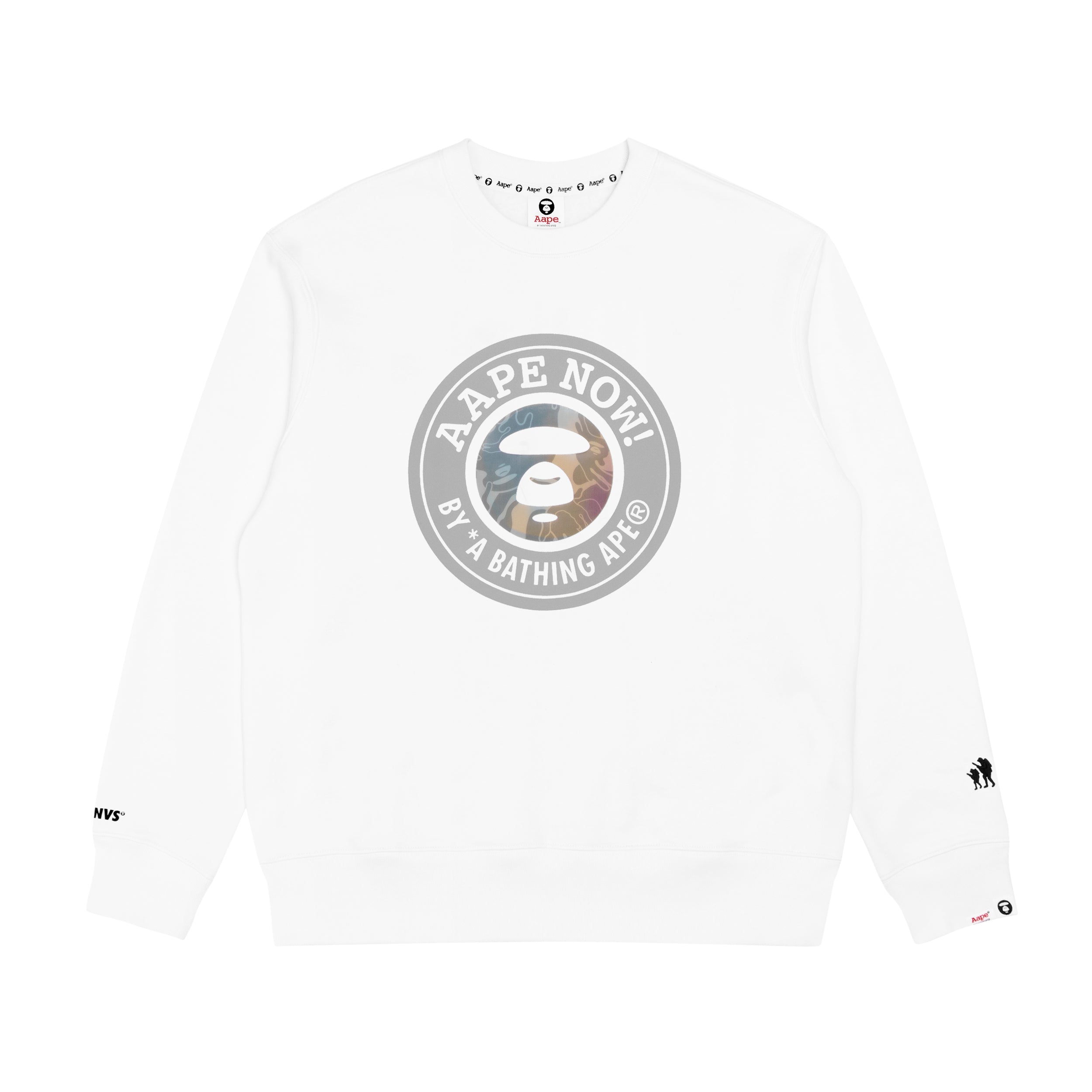 AAPE BASIC CREW NECK SWEATER