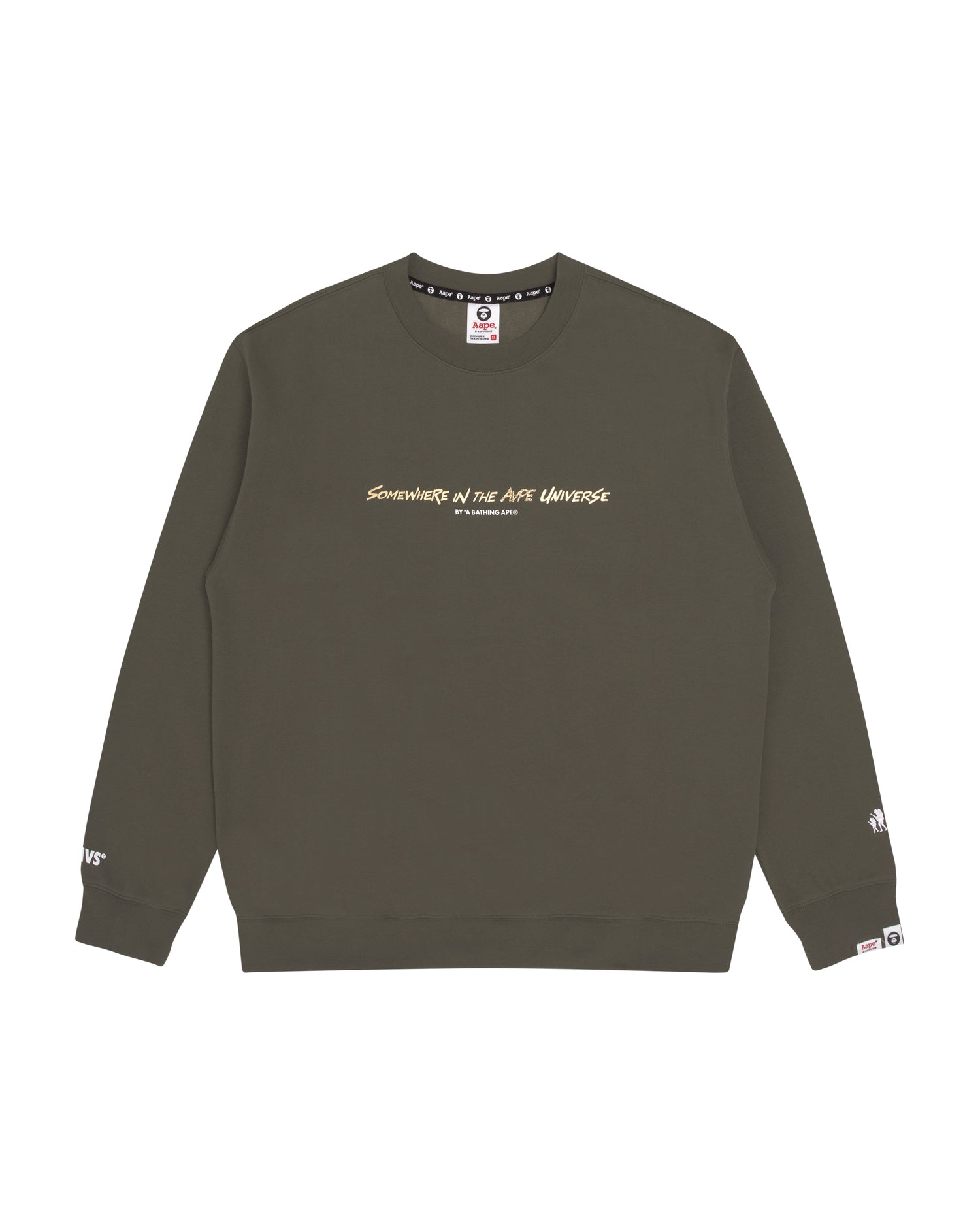 AAPE BASIC CREW NECK SWEATER