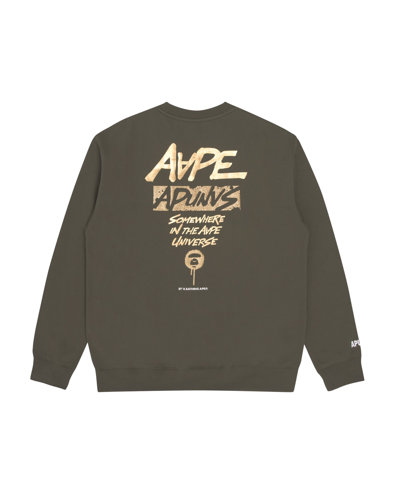 AAPE BASIC CREW NECK SWEATER