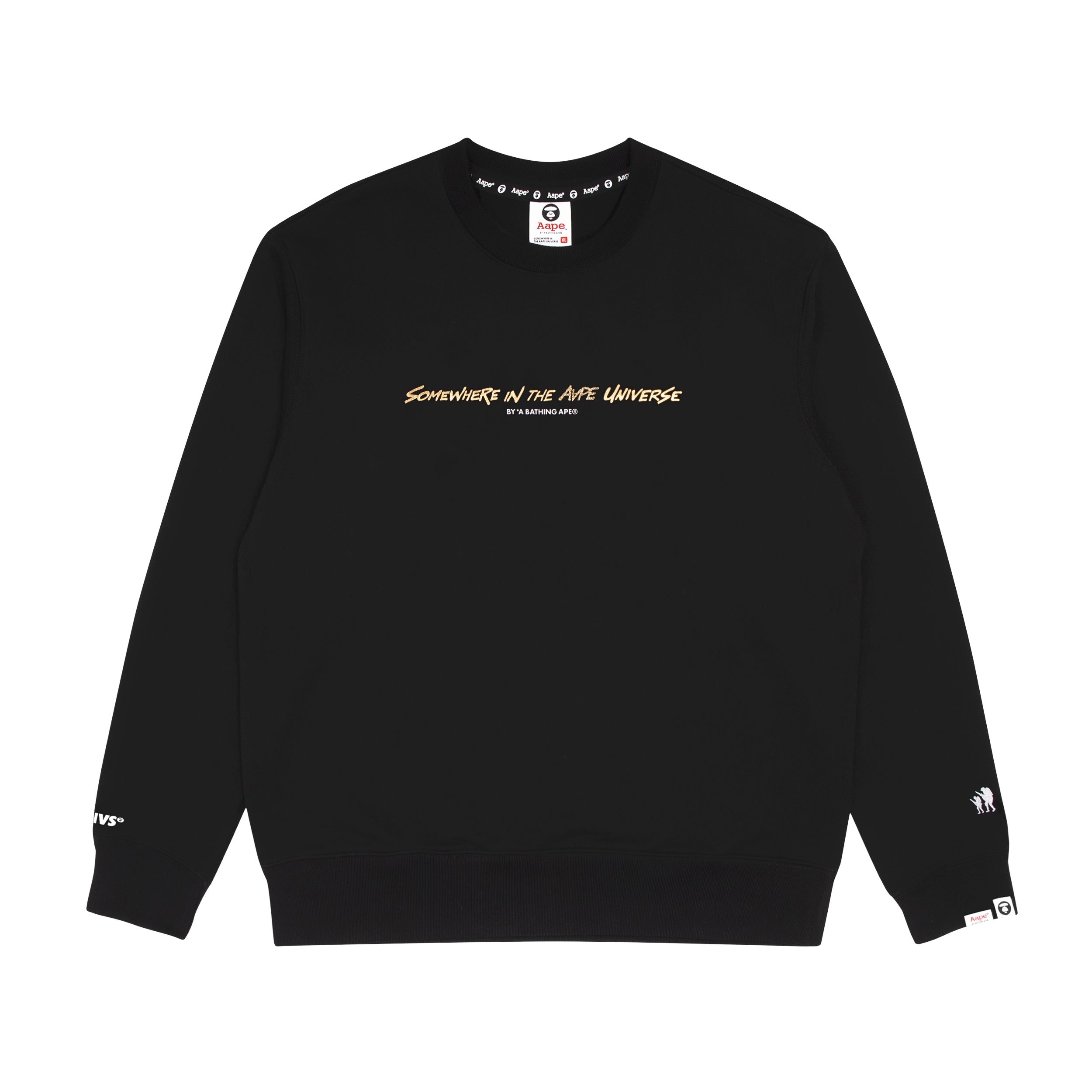 AAPE BASIC CREW NECK SWEATER