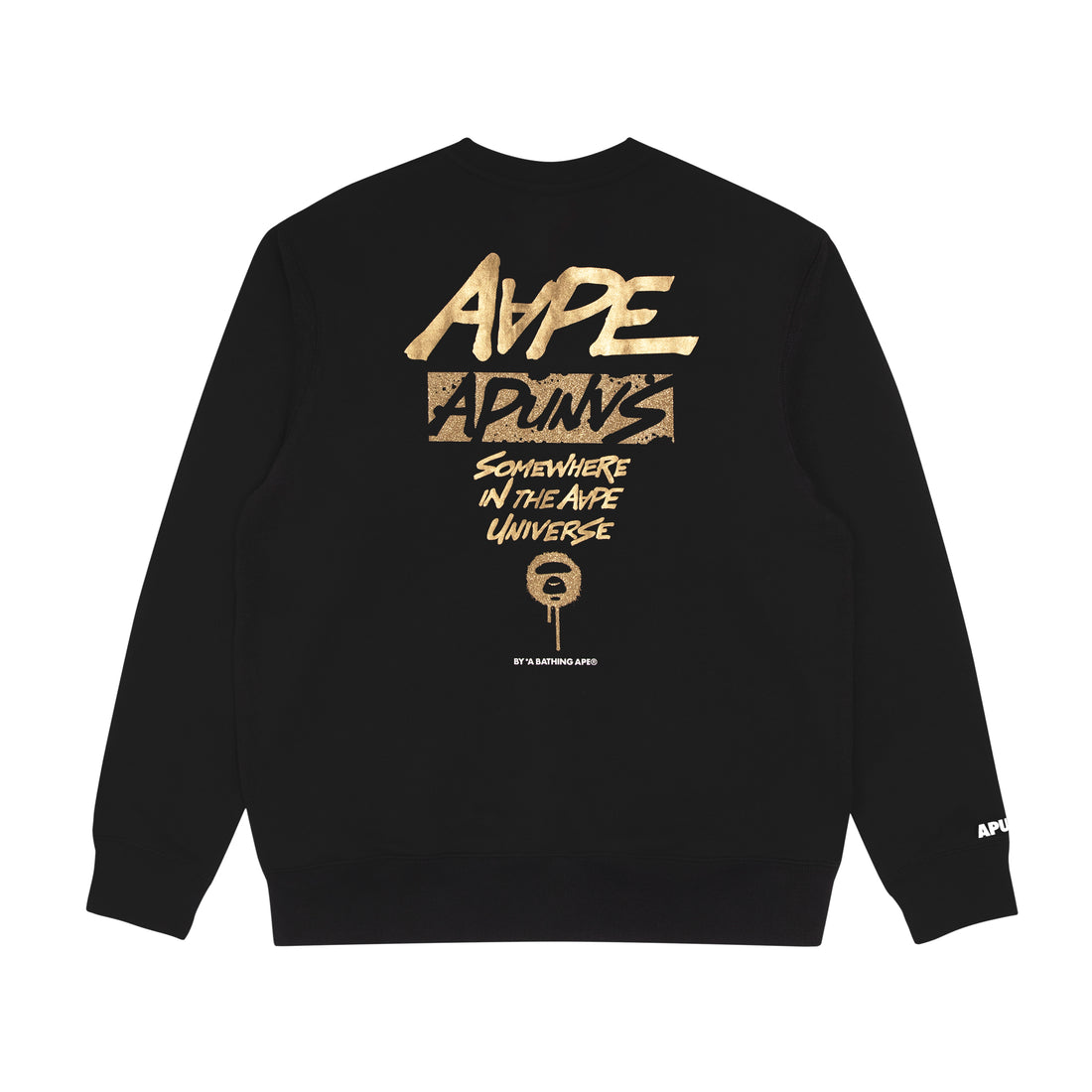 AAPE BASIC CREW NECK SWEATER