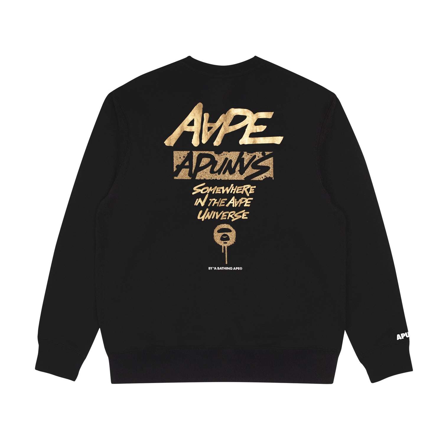 AAPE BASIC CREW NECK SWEATER