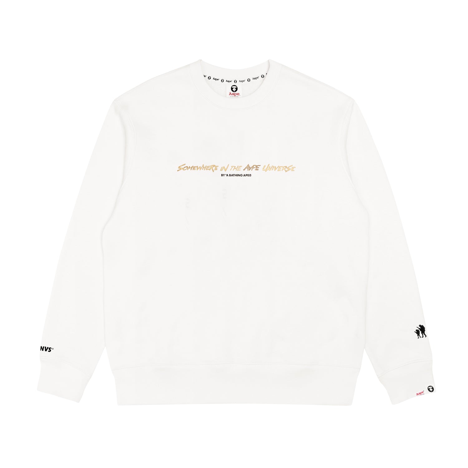 AAPE BASIC CREW NECK SWEATER