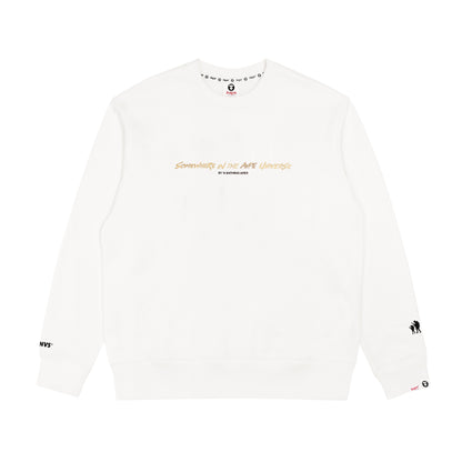 AAPE BASIC CREW NECK SWEATER