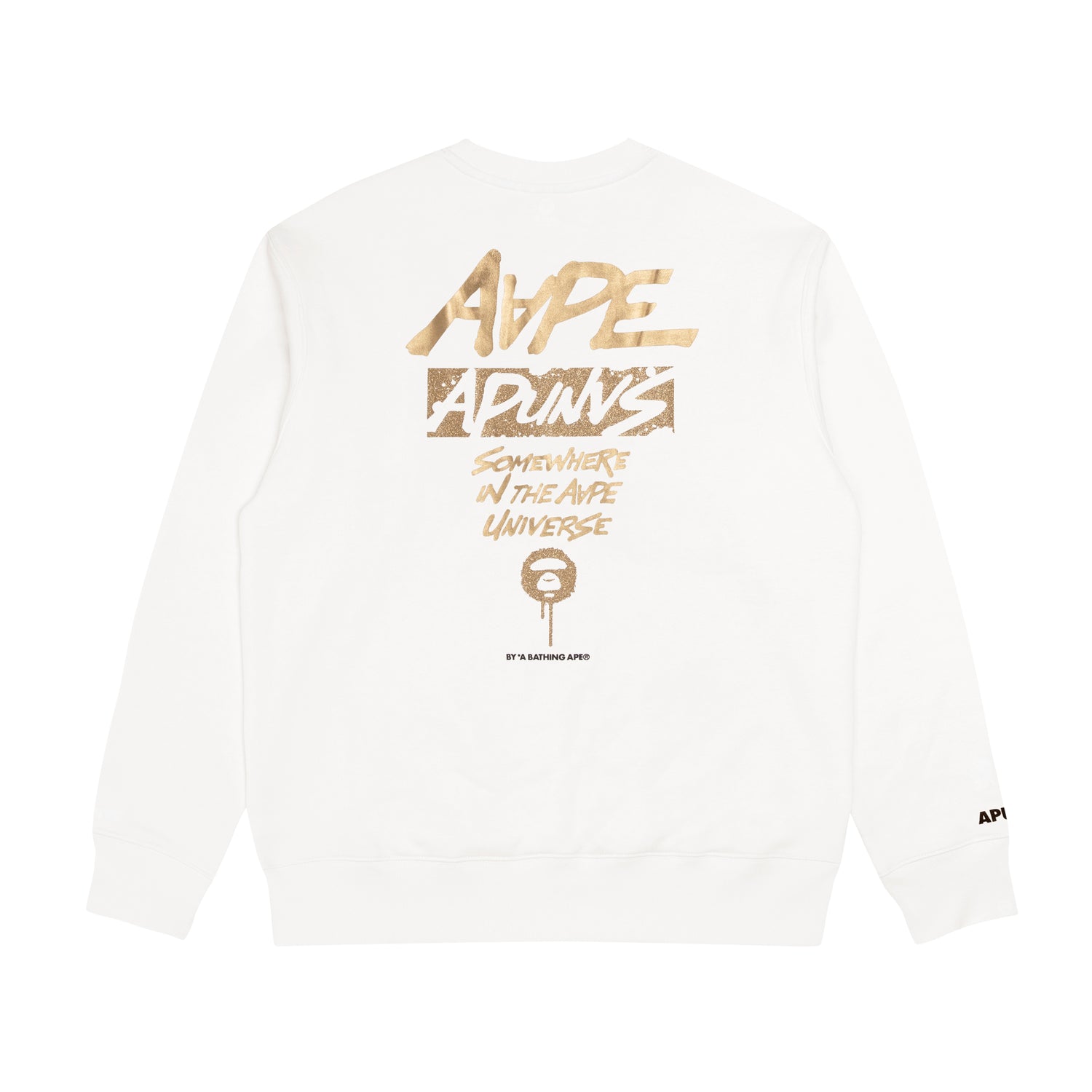 AAPE BASIC CREW NECK SWEATER