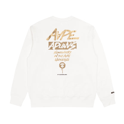 AAPE BASIC CREW NECK SWEATER