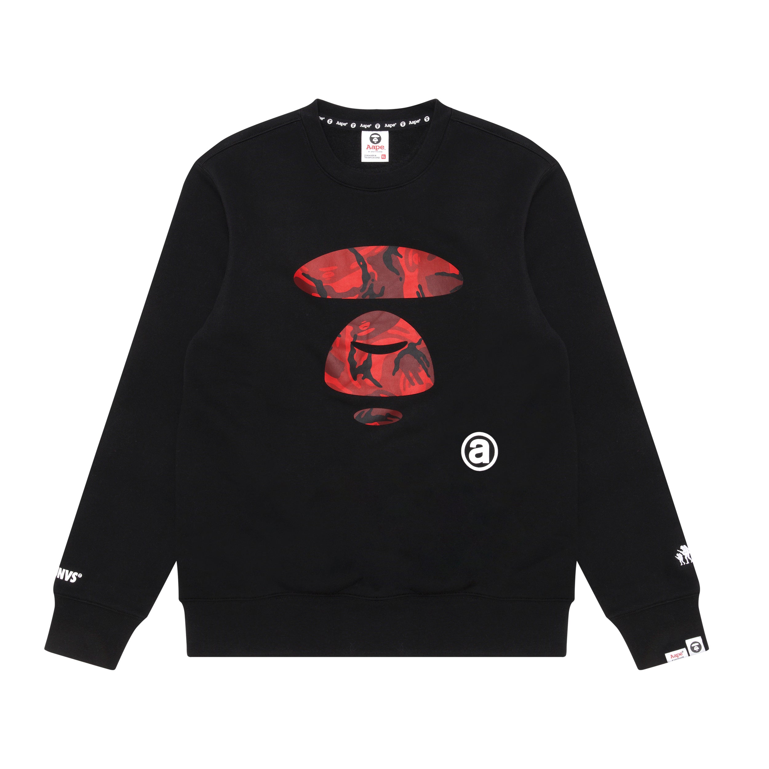 AAPE BASIC CREW NECK SWEATER