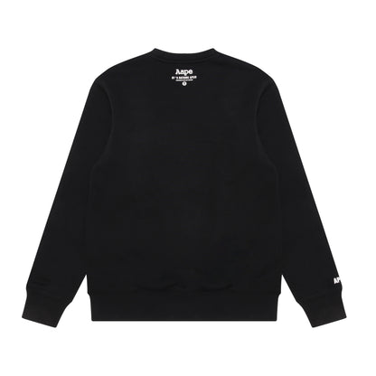 AAPE BASIC CREW NECK SWEATER