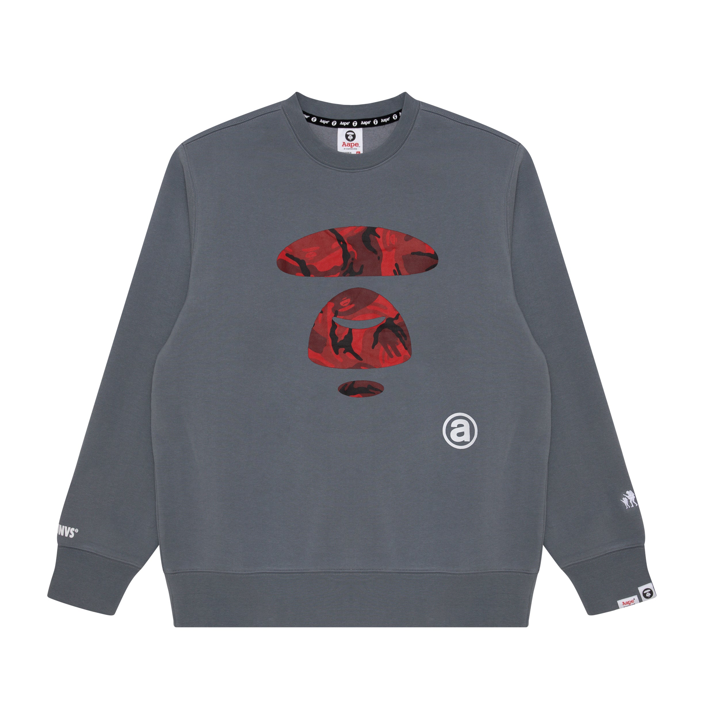 AAPE BASIC CREW NECK SWEATER