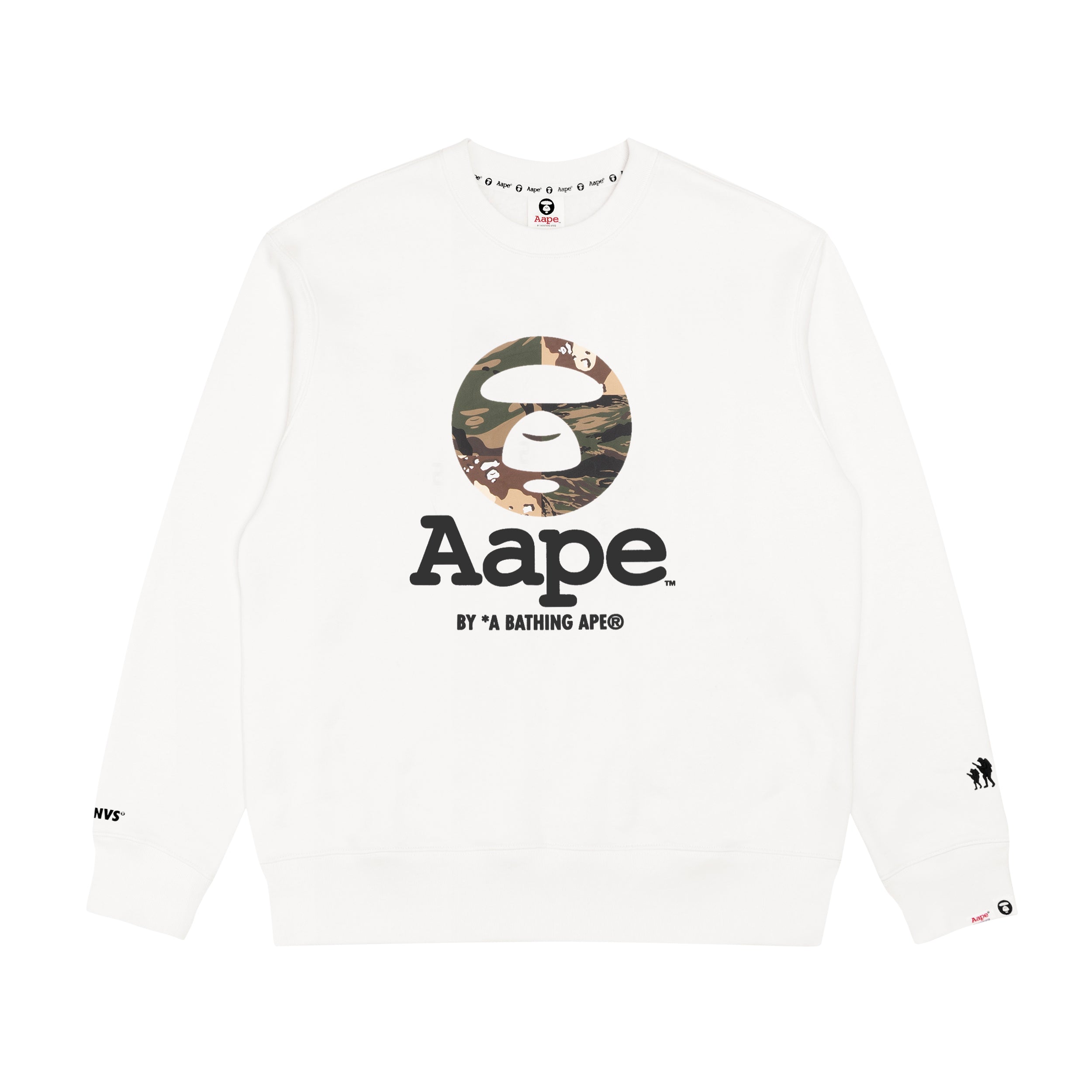 AAPE BASIC CREW NECK SWEATER