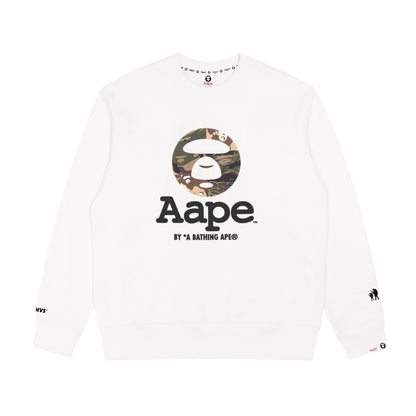 AAPE BASIC CREW NECK SWEATER