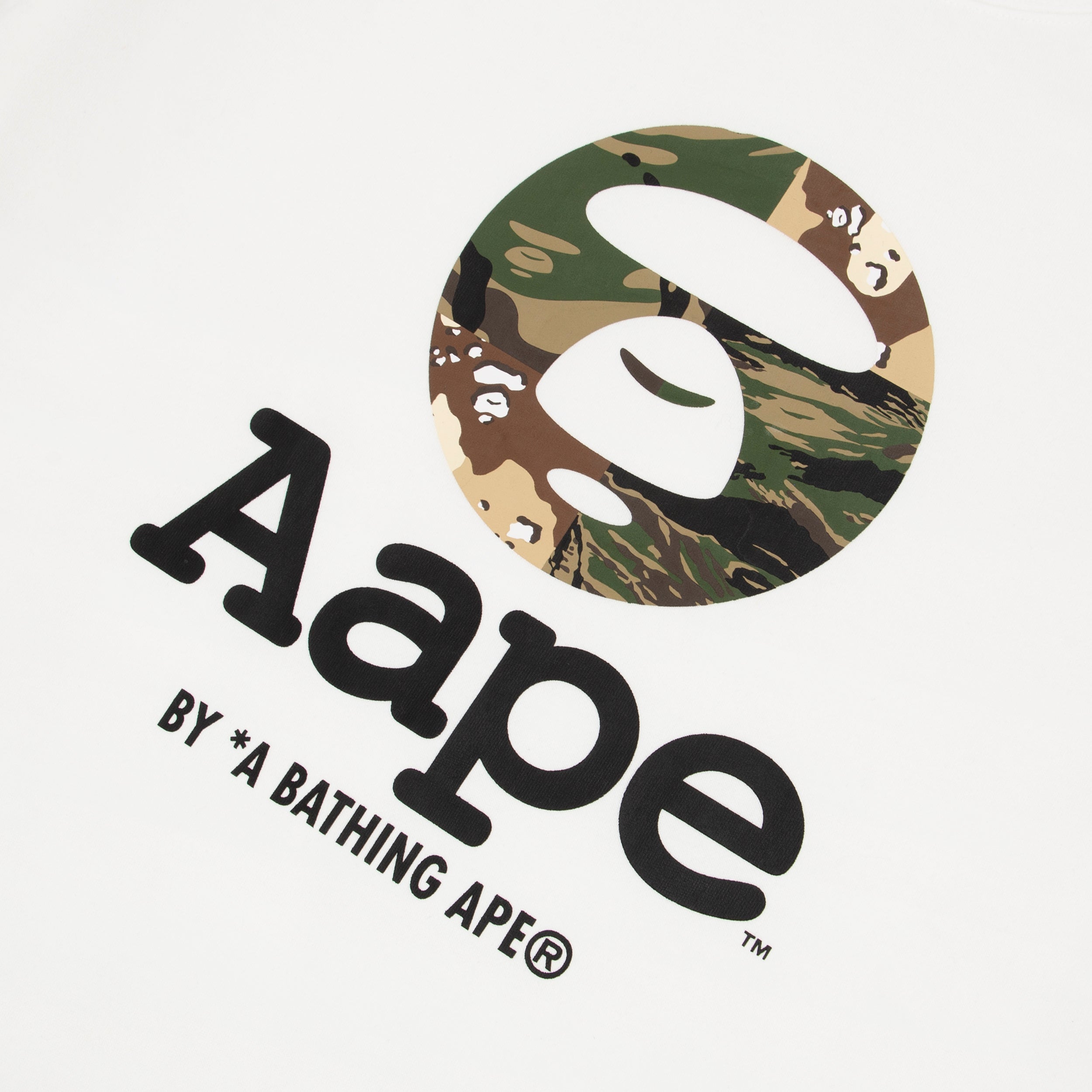 AAPE BASIC CREW NECK SWEATER