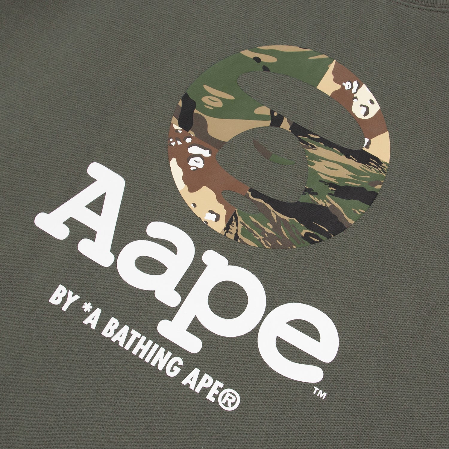 AAPE BASIC CREW NECK SWEATER