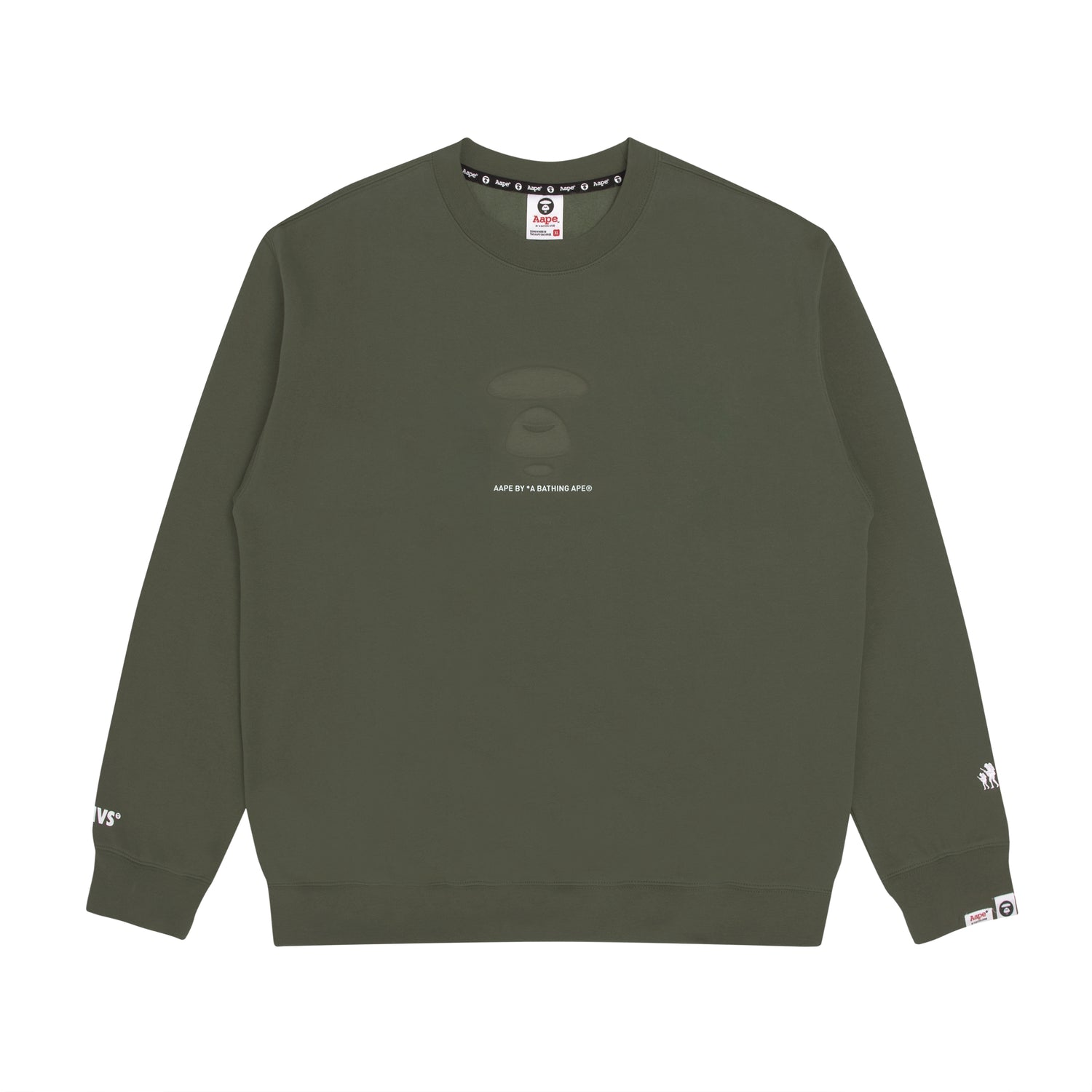 AAPE BASIC CREW NECK SWEATER