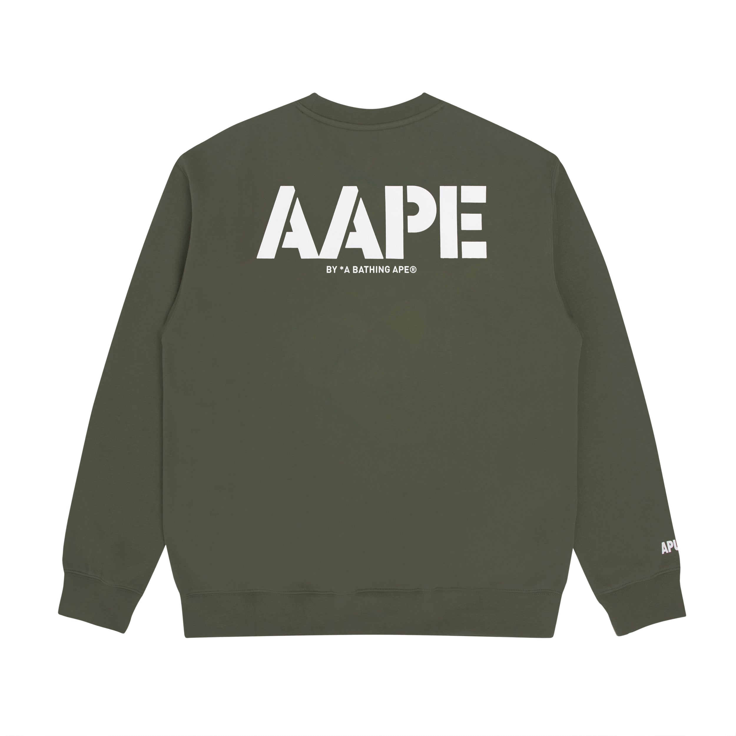 AAPE BASIC CREW NECK SWEATER