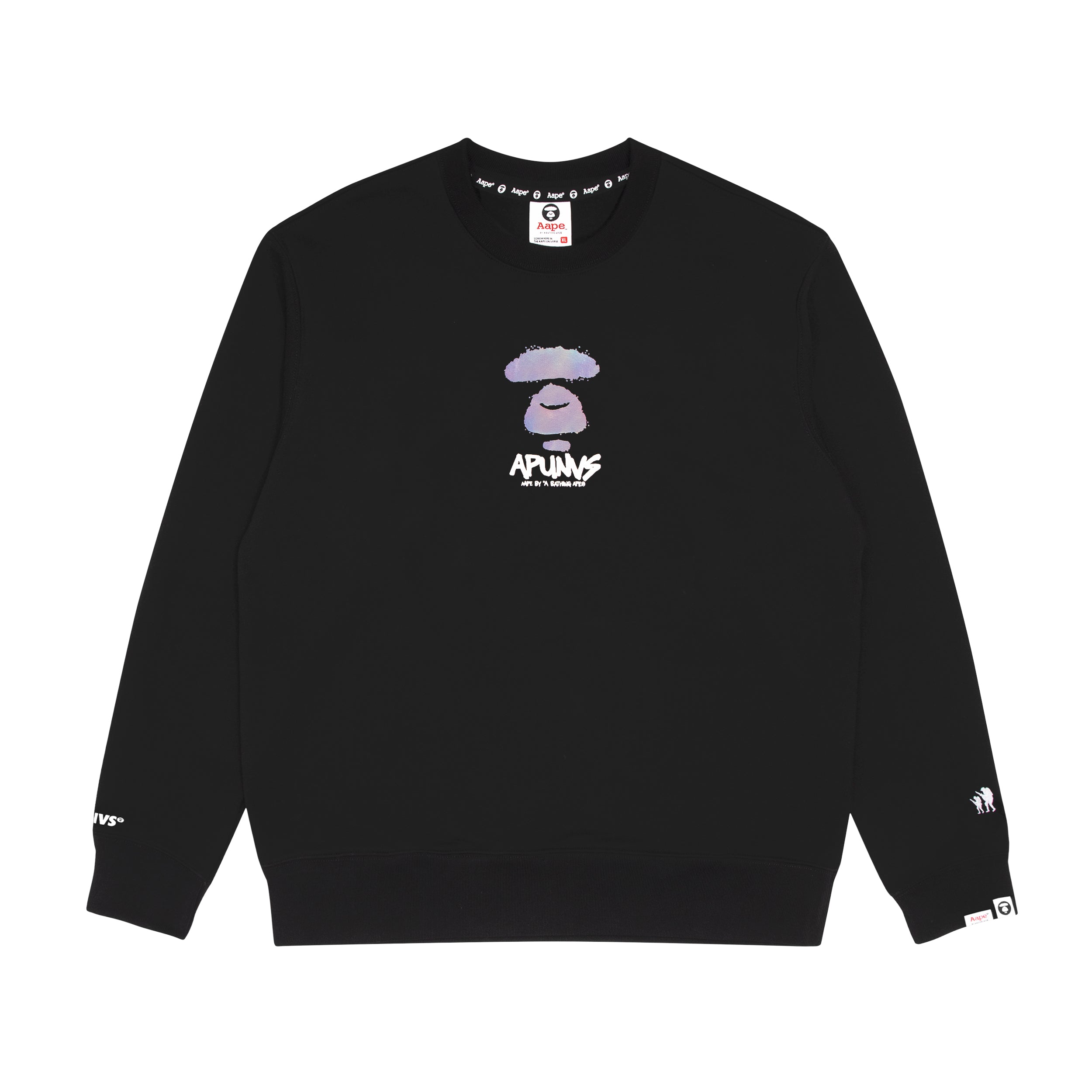 AAPE BASIC CREW NECK SWEATER