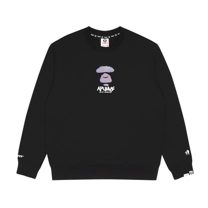 AAPE BASIC CREW NECK SWEATER