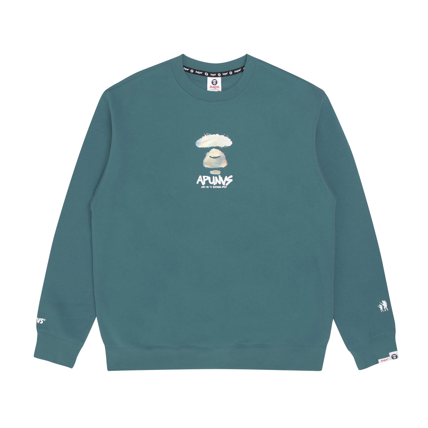 AAPE BASIC CREW NECK SWEATER