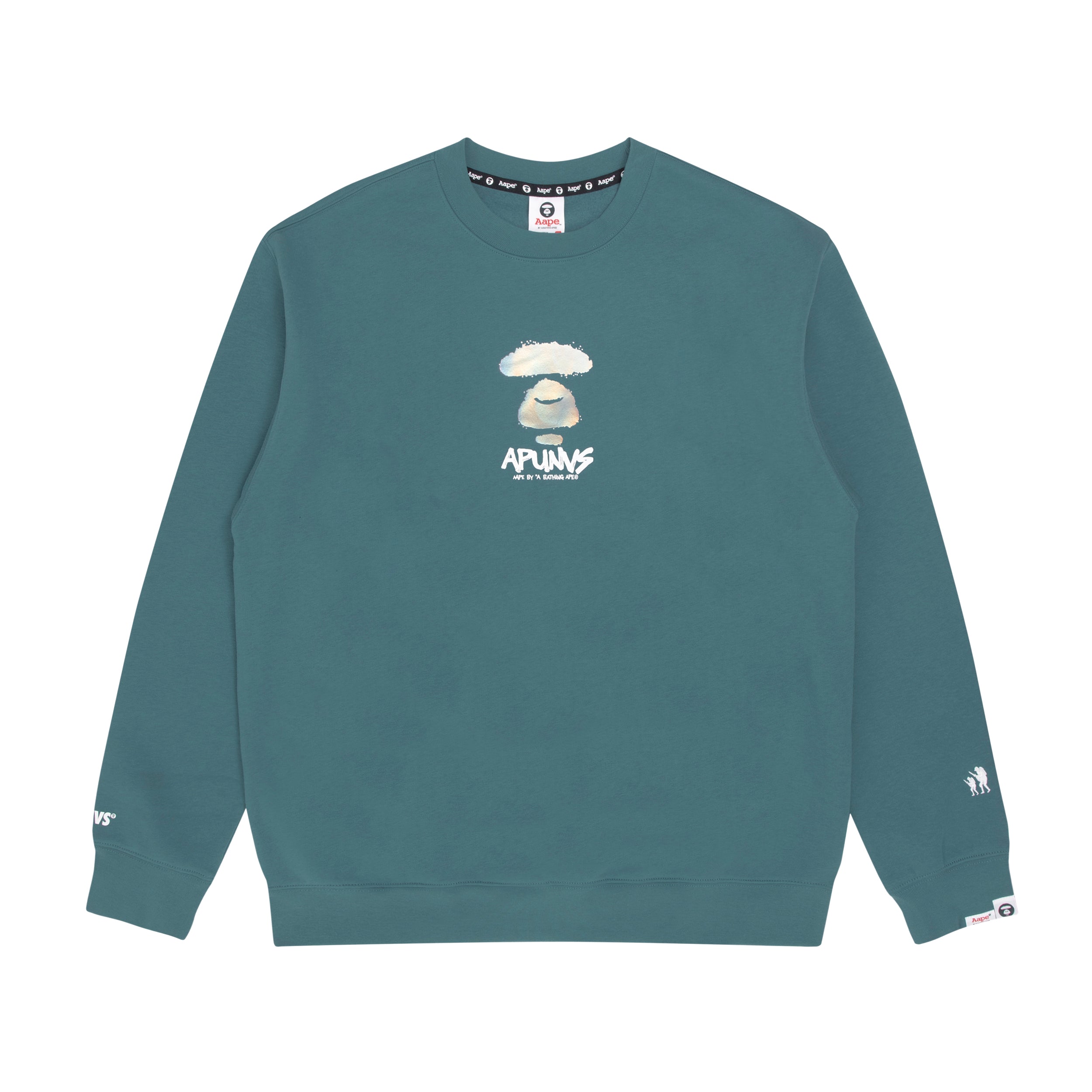 AAPE BASIC CREW NECK SWEATER