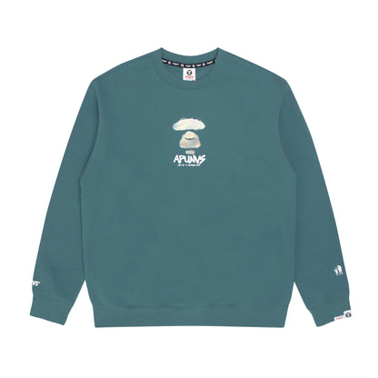 AAPE BASIC CREW NECK SWEATER