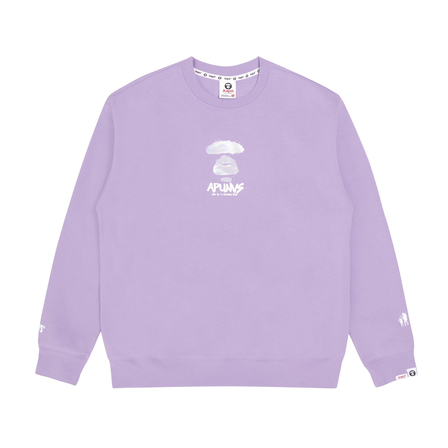 AAPE BASIC CREW NECK SWEATER