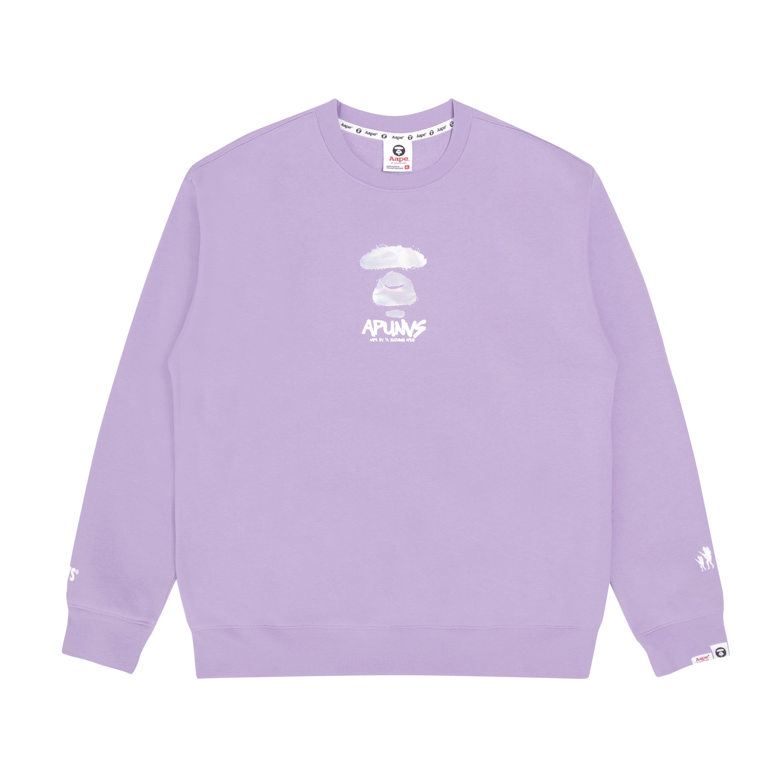 AAPE BASIC CREW NECK SWEATER