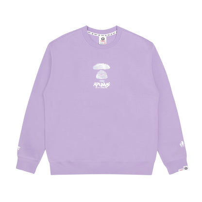 AAPE BASIC CREW NECK SWEATER