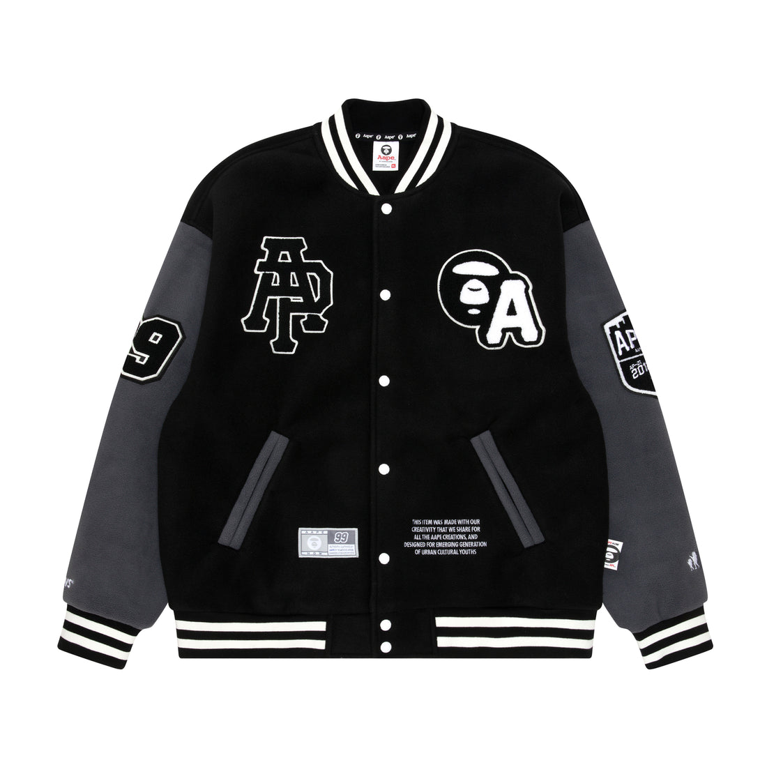 AAPE FANCY ZIP UP SWEATER