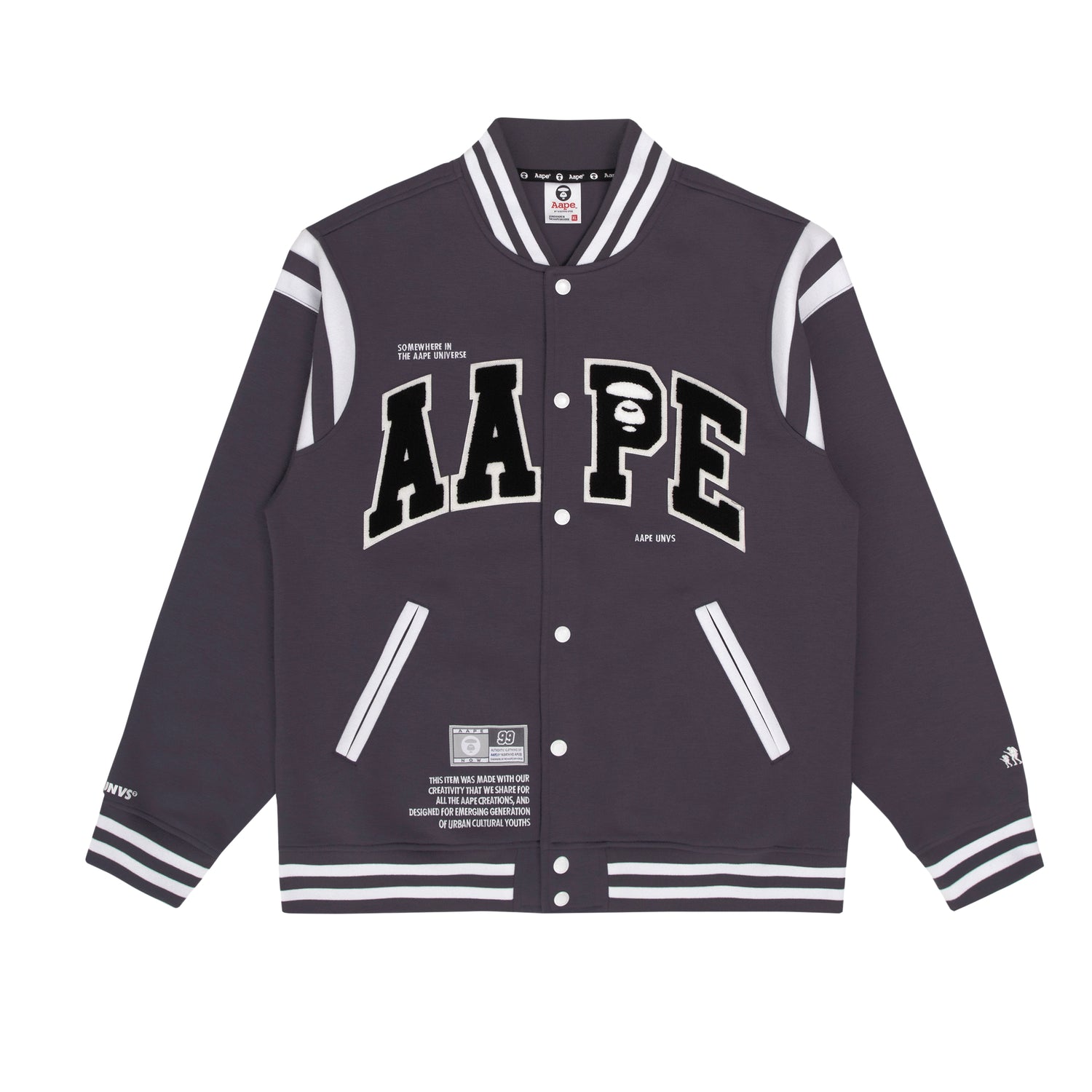 AAPE FANCY ZIP UP SWEATER