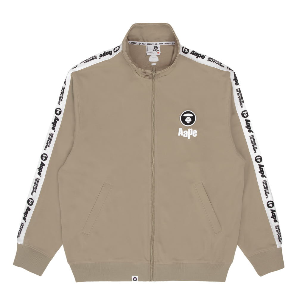 MOONFACE PATCH ZIP-UP TRACK JACKET | AAPE US