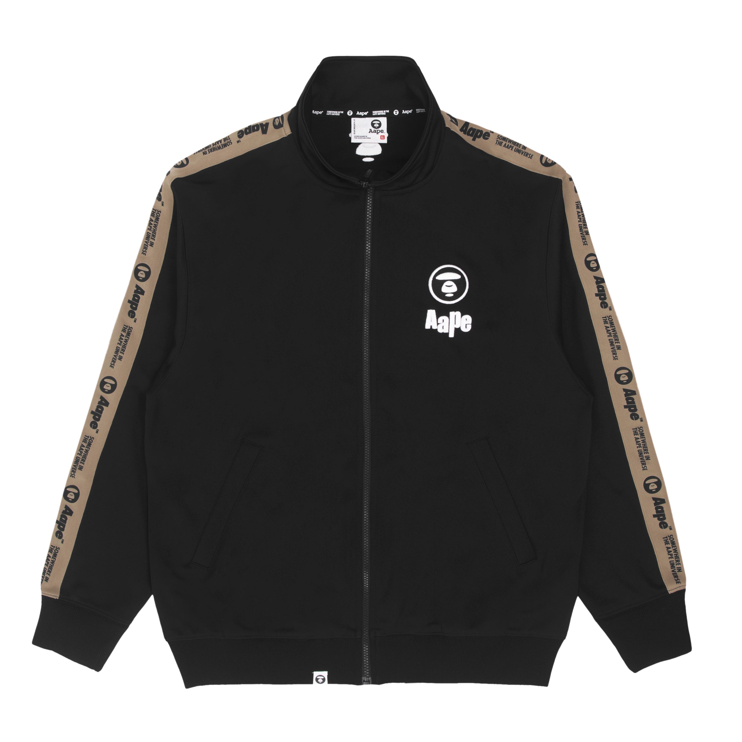 MOONFACE PATCH ZIP-UP TRACK JACKET