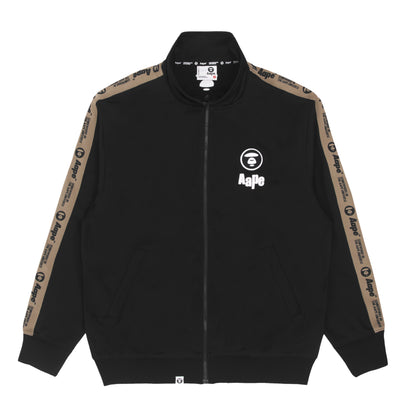 MOONFACE PATCH ZIP-UP TRACK JACKET