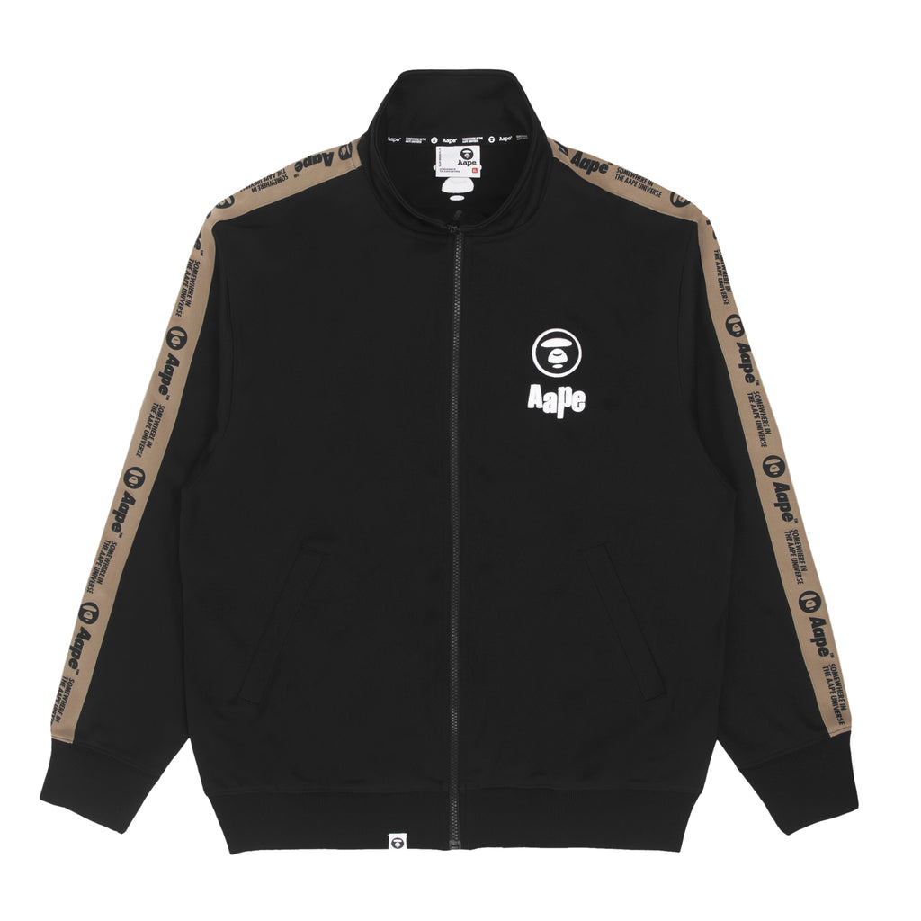 MOONFACE PATCH ZIP-UP TRACK JACKET | AAPE US