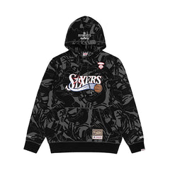 AAPE X MITCHELL & NESS SIXERS HOODIE