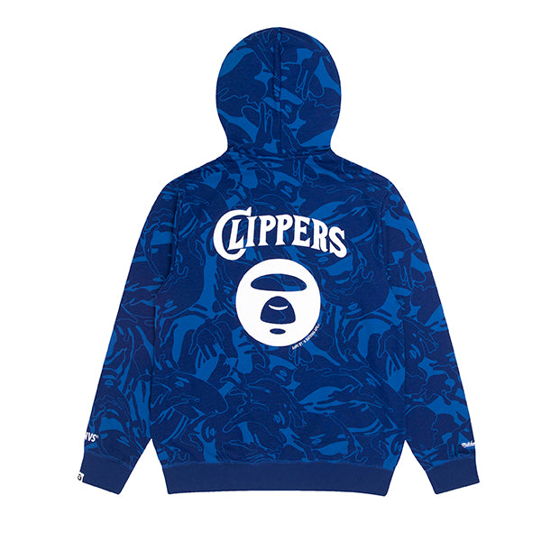 AAPE X MITCHELL &amp; NESS CLIPPERS HOODIE