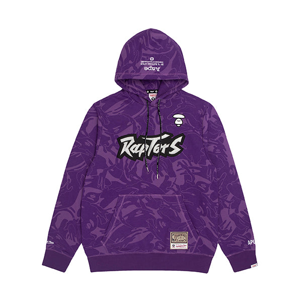 AAPE X MITCHELL &amp; NESS RAPTORS HOODIE