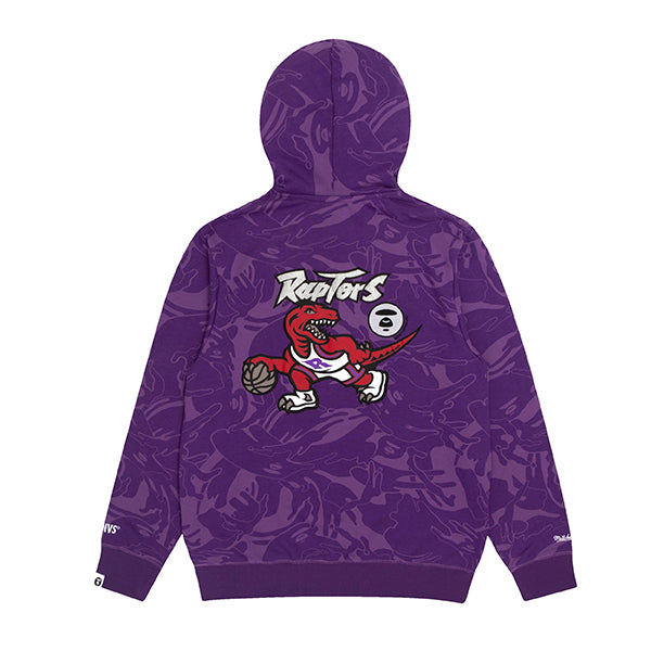 AAPE X MITCHELL &amp; NESS RAPTORS HOODIE