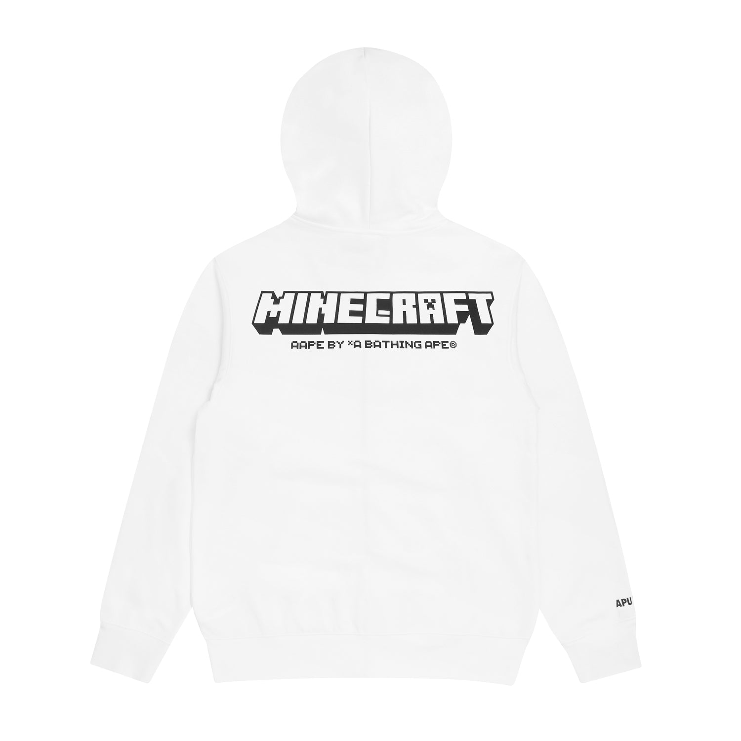 AAPE X MINECRAFT LOGO BACK HOODIE