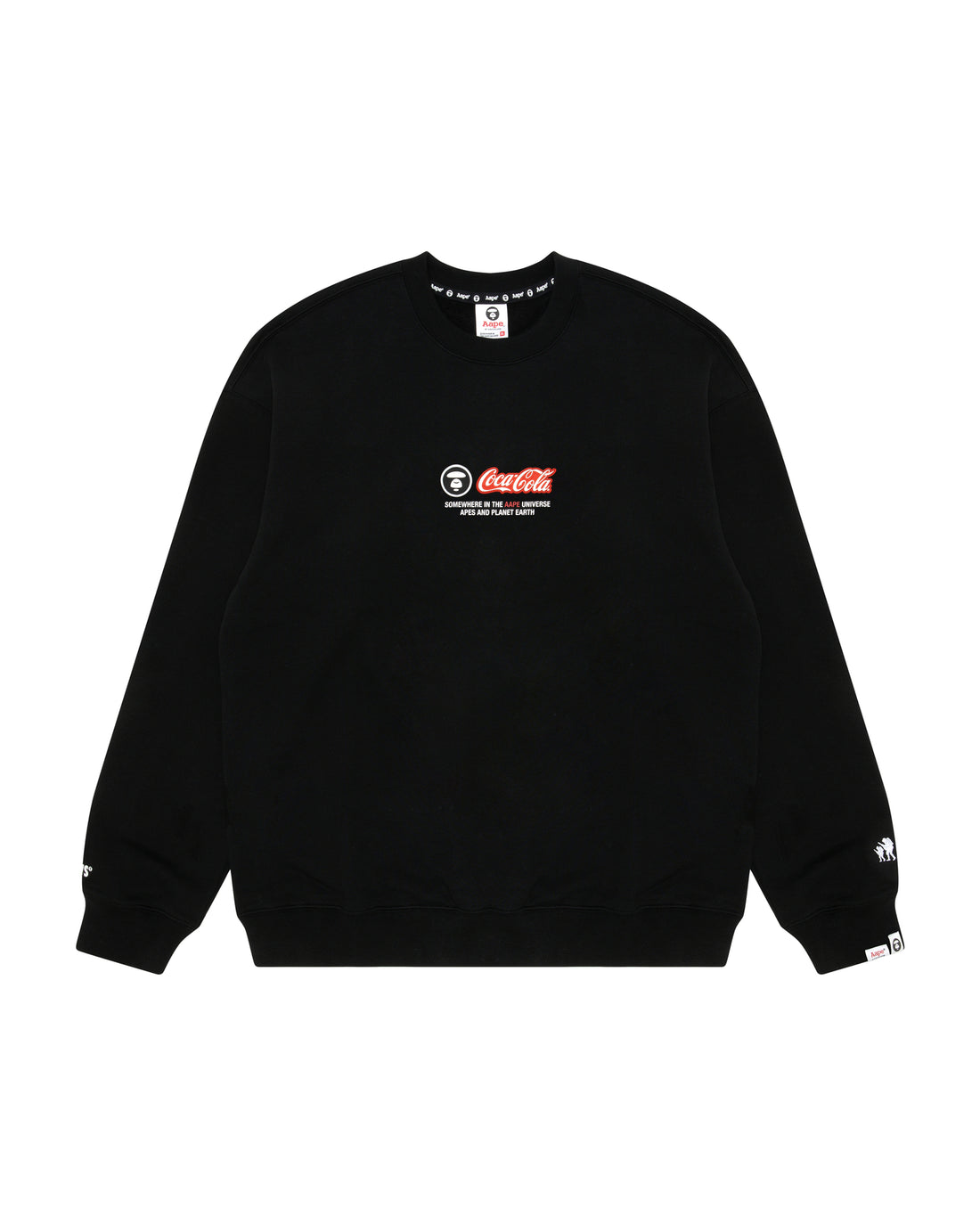 AAPE THEME CREW NECK SWEAT