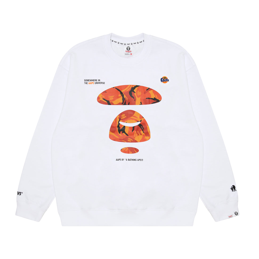 AAPE THEME CREW NECK SWEAT