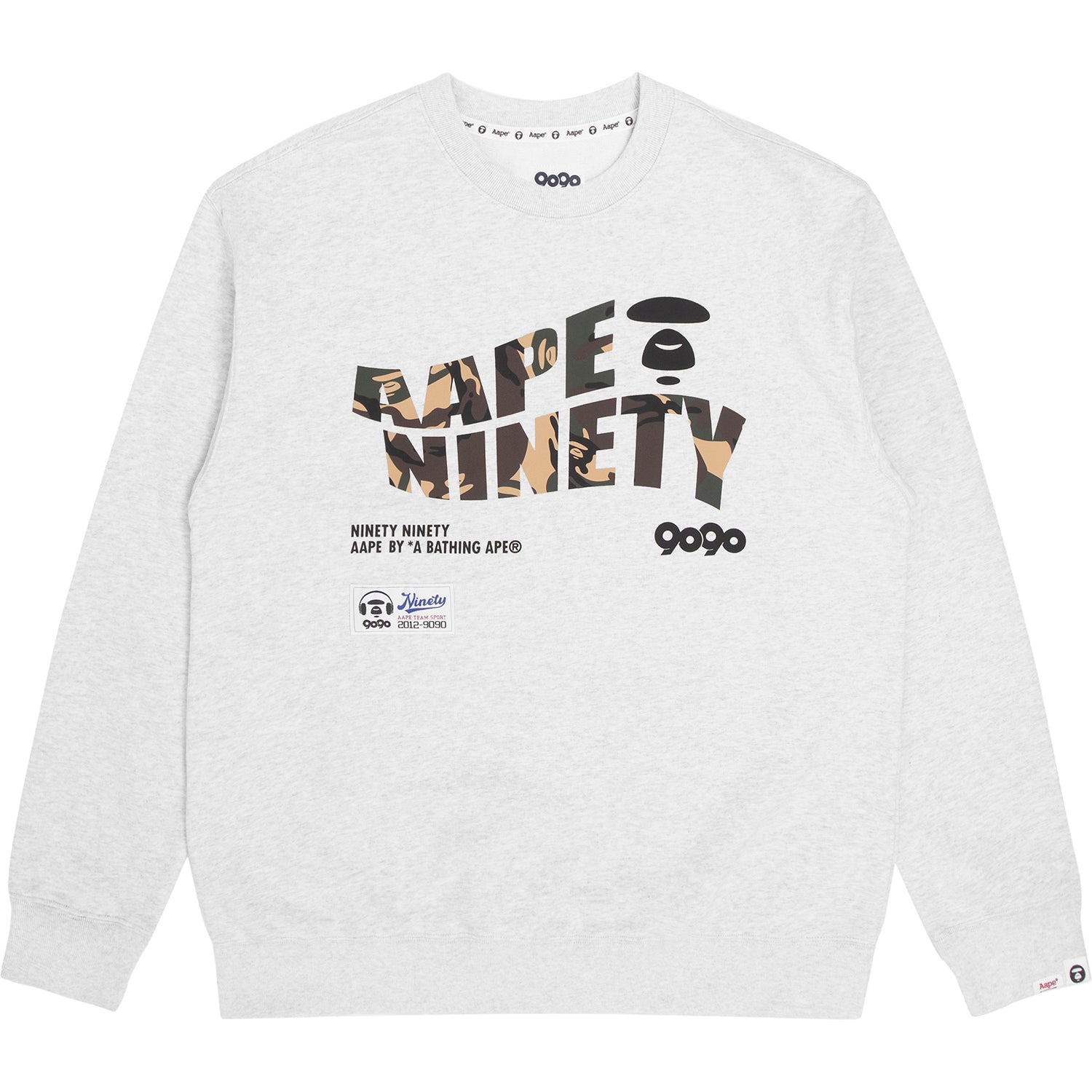 AAPE THEME CREW NECK SWEATER