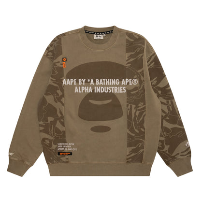 AAPE FANCY CREW NECK SWEATER