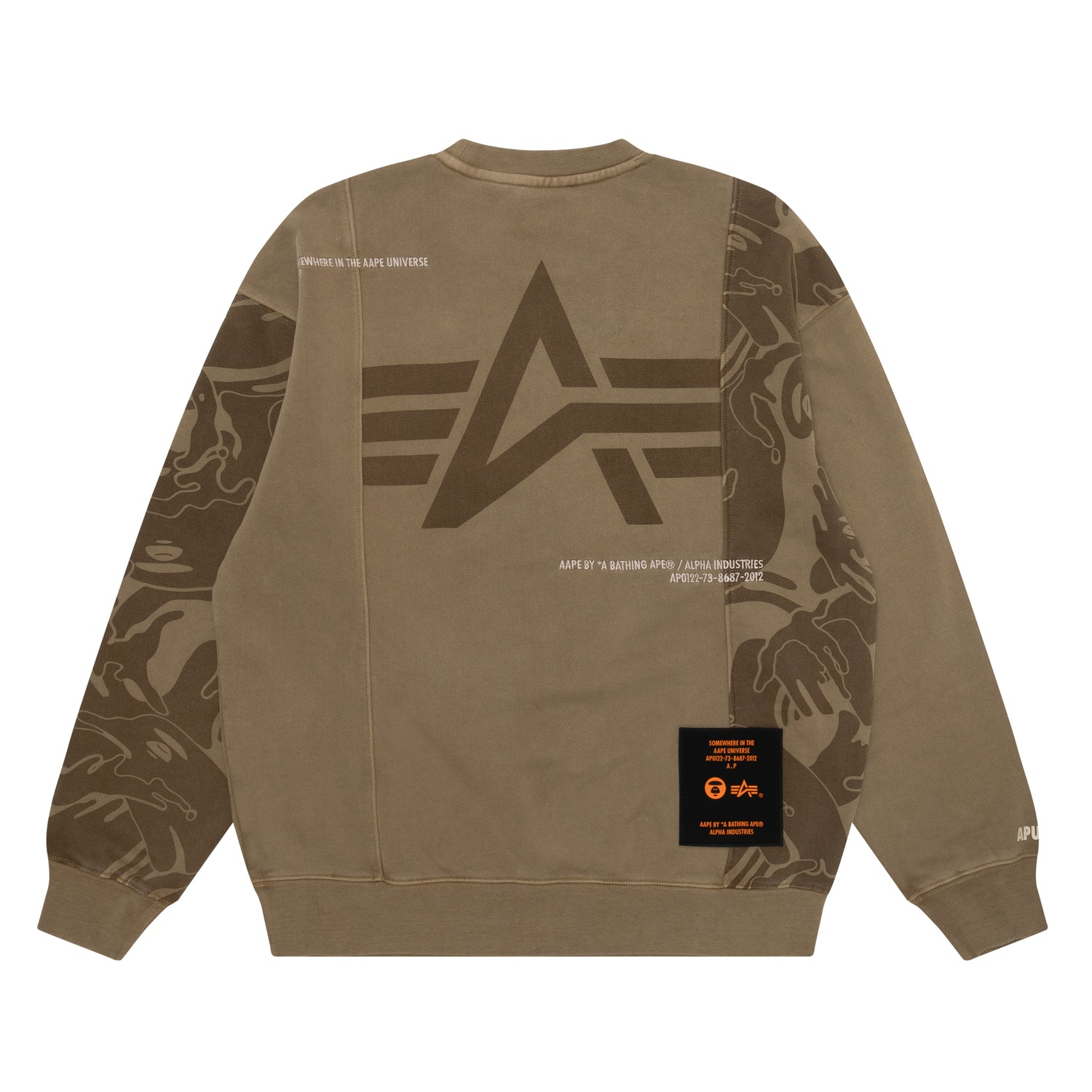 AAPE FANCY CREW NECK SWEATER