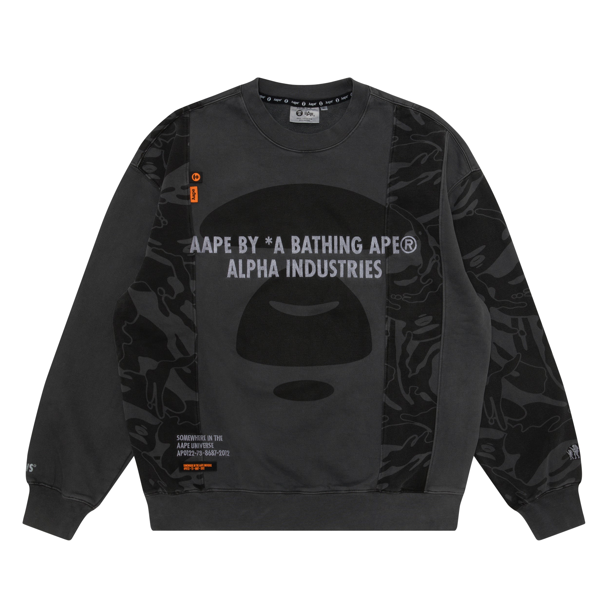 AAPE FANCY CREW NECK SWEATER