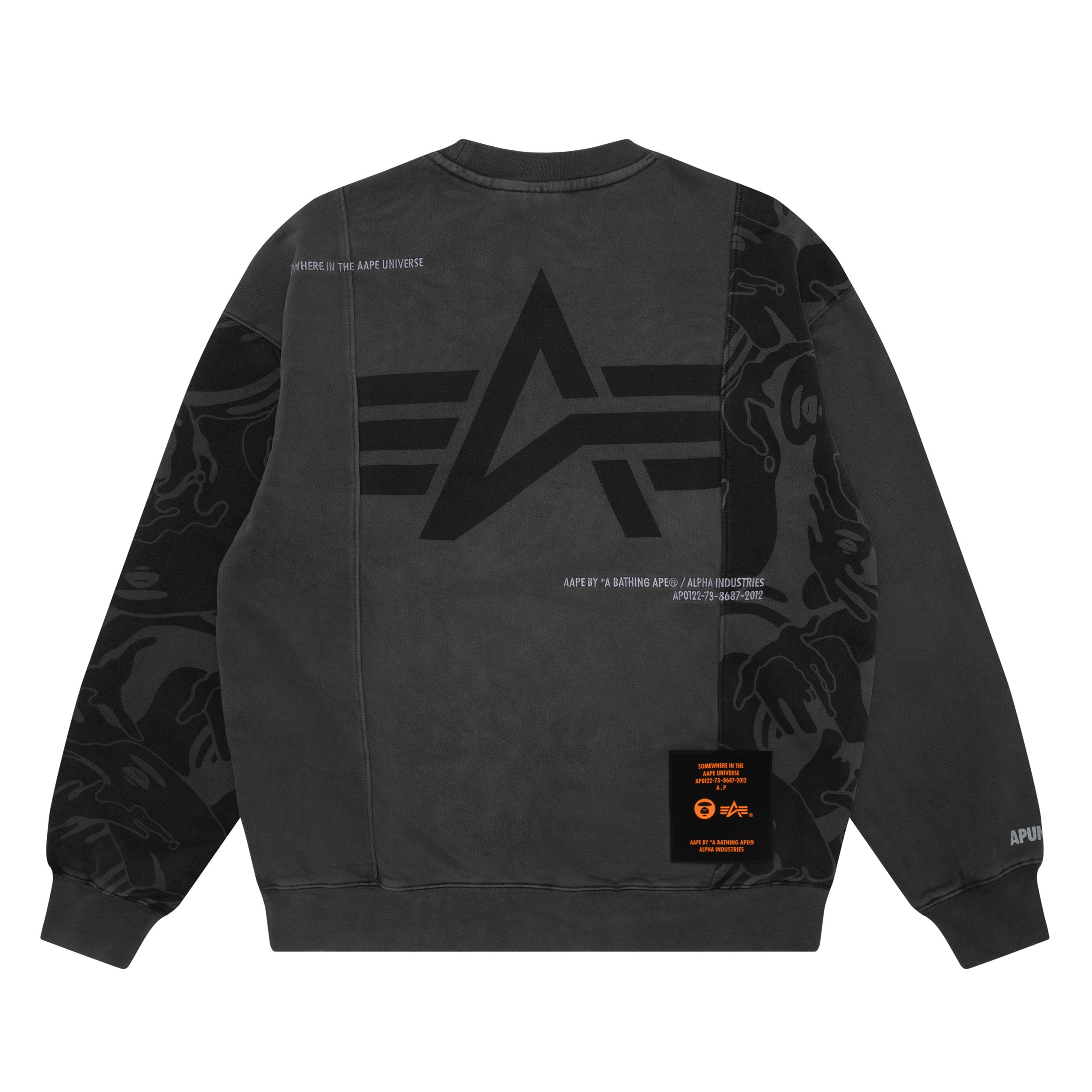 AAPE FANCY CREW NECK SWEATER